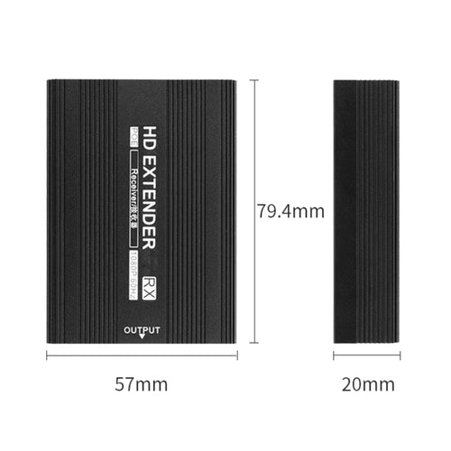 Measy ET1820 HDMI Extender Transmitter and Receiver Converter, POE Single Power Supply, Transmission Distance: 200m(US Plug) - HoMEdemic™ 
