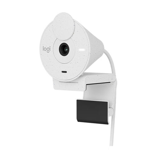 Logitech Brio 300 2MP 1080P Full HD IP Camera with Noise Reduction Microphone (White) - HoMEdemic™ 