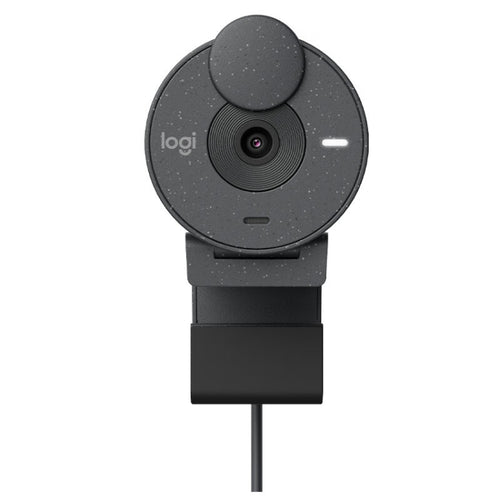 Logitech Brio 300 2MP 1080P Full HD IP Camera with Noise Reduction Microphone (Black) - HoMEdemic™ 