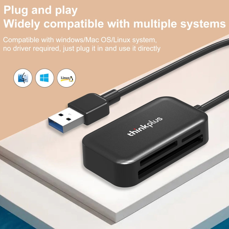 Lenovo thinkplus TC102 USB 3 in 1 Multi-function Card Reader - HoMEdemic™ 