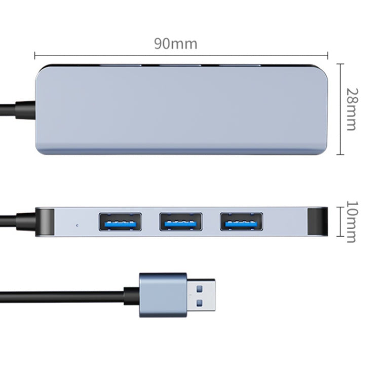 BYL-2013U3 12cm 4 in 1 USB to USB3.0x4 HUB Adapter - HoMEdemic™ 