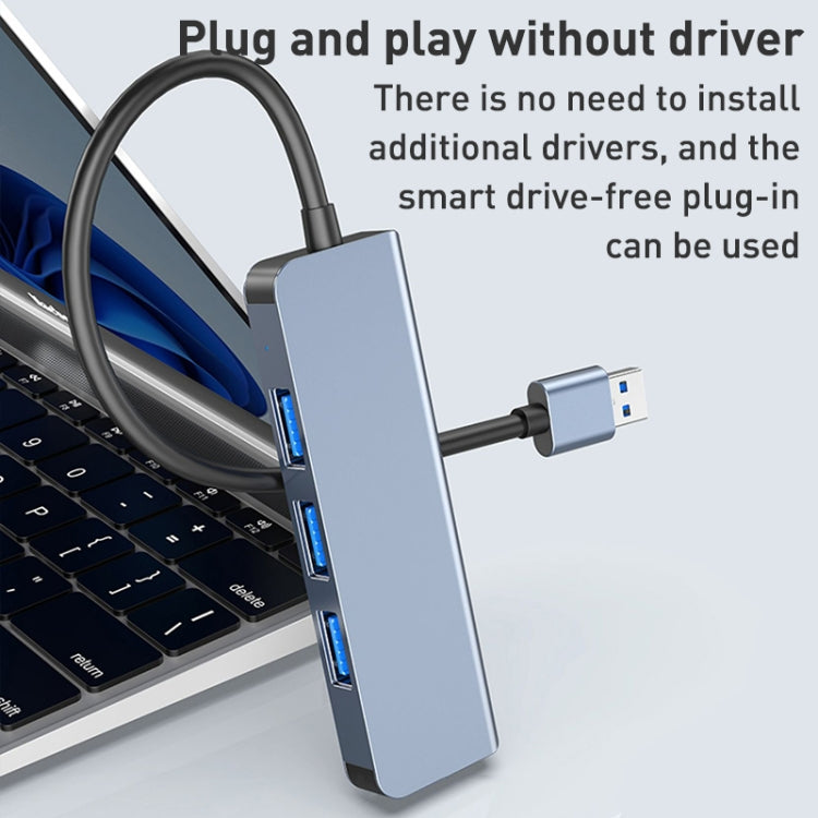 BYL-2013U3 12cm 4 in 1 USB to USB3.0x4 HUB Adapter - HoMEdemic™ 
