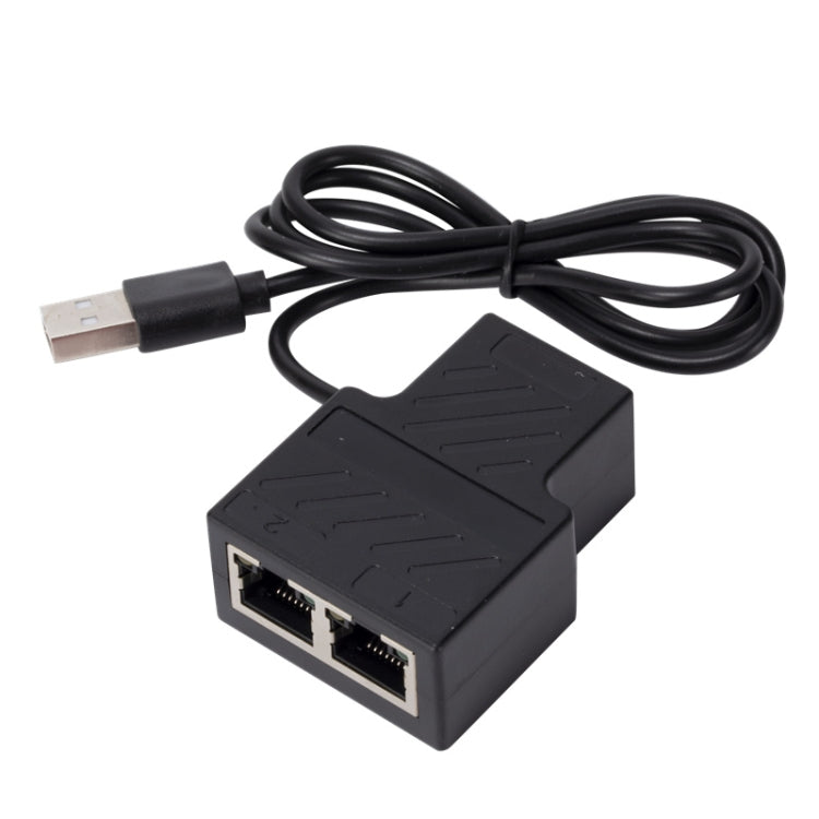 OZHW1 RJ45 1 to 2 Splitter Adapter Network 100M LAN Ethernet Female Connector - HoMEdemic™ 