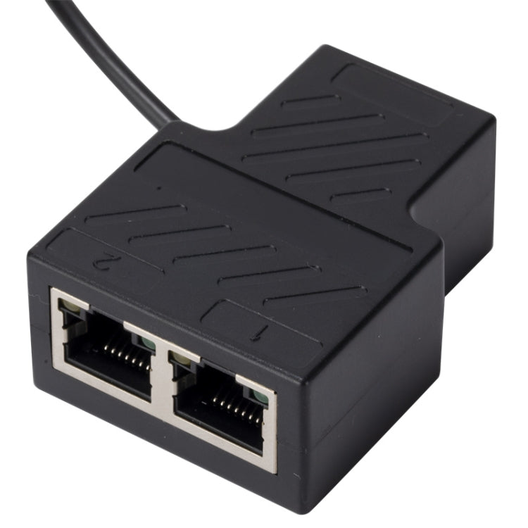 OZHW1 RJ45 1 to 2 Splitter Adapter Network 100M LAN Ethernet Female Connector - HoMEdemic™ 