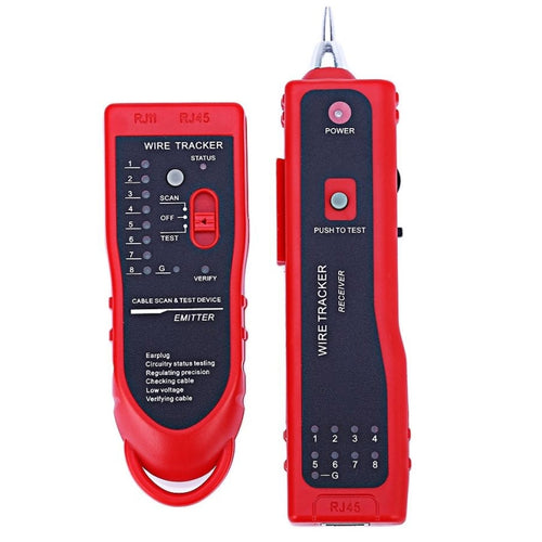 RJ11 / RJ45 Telephone Wire Tracker Ethernet LAN Network Cable Tester Detector Line Finder - HoMEdemic™ 