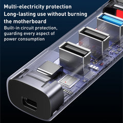 Yesido HB24 5 in 1 USB-C / Type-C Multifunction Docking Station HUB Adapter - HoMEdemic™ 