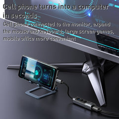 Yesido HB24 5 in 1 USB-C / Type-C Multifunction Docking Station HUB Adapter - HoMEdemic™ 