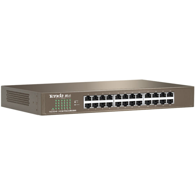 Tenda TEG1024D Desktop v7.0 24-Port Gigabit Ethernet Switch 6KV Lightning Protect - HoMEdemic™ 