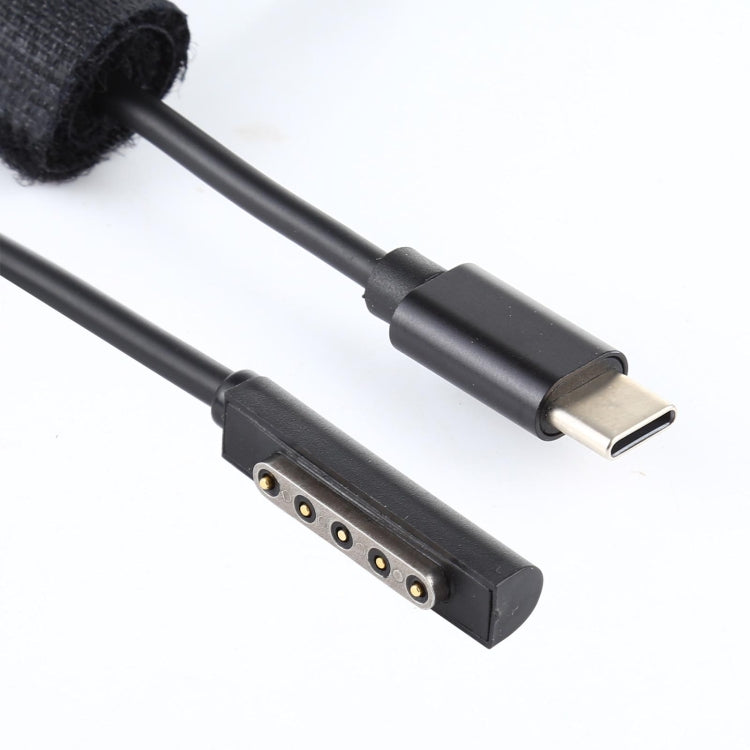 USB-C / Type-C Power Supply PD 65W Fast Charging Cable for Microsoft Surface Pro 2, Cable Length: 1.5m - HoMEdemic™ 