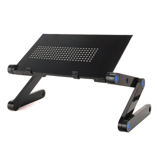 Portable 360 Degree Adjustable Foldable Aluminium Alloy Desk Stand for Laptop / Notebook, without CPU Fans & Mouse Pad(Black) - HoMEdemic™ 