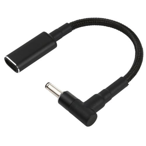 PD 100W 18.5-20V 3.5 x 1.35mm Elbow to USB-C / Type-C Adapter Nylon Braid Cable - HoMEdemic™ 