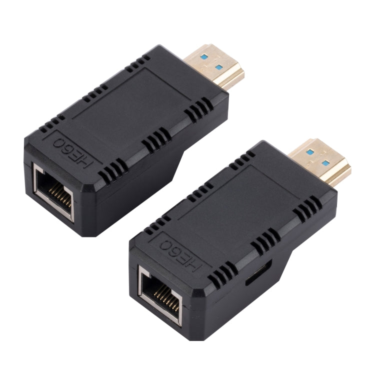 60m RJ45 to HDMI Network Extender, with Cable - HoMEdemic™ 