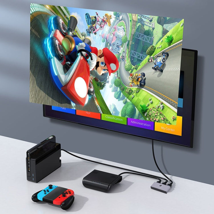 LS1097 1 into 2 out 4K Split Screen HDMI Two-way Conversion Audio Video Switch - HoMEdemic™ 
