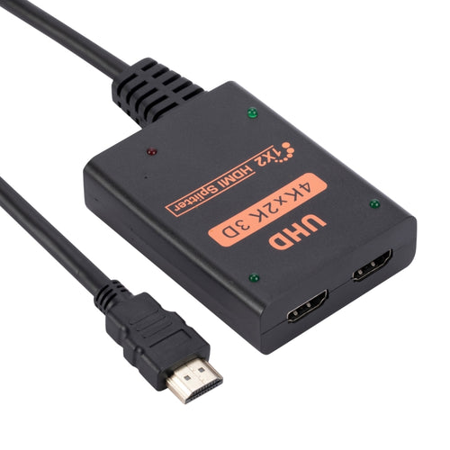 1 into 2 out HDMI 4K HD Video Splitter, with Cable - HoMEdemic™ 