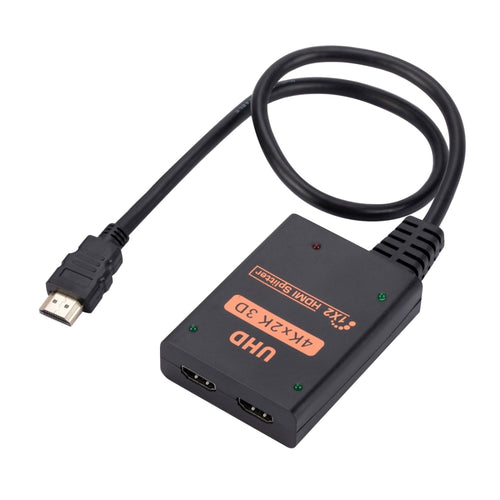 1 into 2 out HDMI 4K HD Video Splitter, with Cable - HoMEdemic™ 