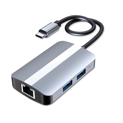 BYL-2112 5 in 1 USB-C / Type-C to USB Multifunctional Docking Station HUB Adapter - HoMEdemic™ 