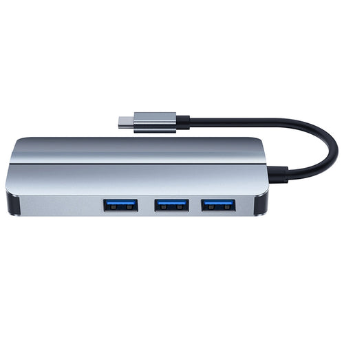 BYL-2209 6 in 1 USB-C / Type-C to USB Multifunctional Docking Station HUB Adapter - HoMEdemic™ 