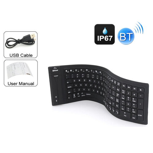 JA-11 108-keys Foldable Silicone Bluetooth Keyboard - HoMEdemic™ 