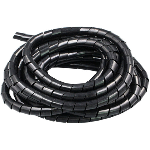 15m PE Spiral Pipes Wire Winding Organizer Tidy Tube, Nominal Diameter: 6mm - HoMEdemic™ 