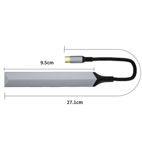 V252 4 in 1 USB-C / Type-C to USB Docking Station HUB Adapter - HoMEdemic™ 