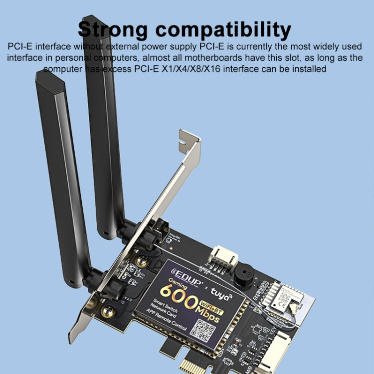 EDUP AC600SW 600Mbps Remote Control Computer Power On and Off Network Card - HoMEdemic™ 