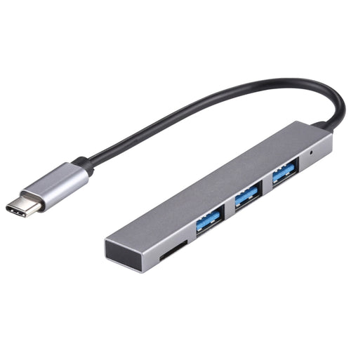 T-818 TF + 3 x USB 3.0 to USB-C / Type-C HUB Adapter - HoMEdemic™ 