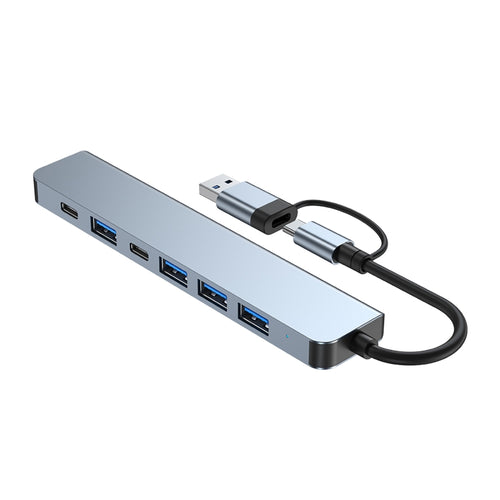 BYL-2217TU 7 in 1 USB 3.0 and Type-C / USB-C to USB 3.0 USB 2.0 HUB Adapter - HoMEdemic™ 