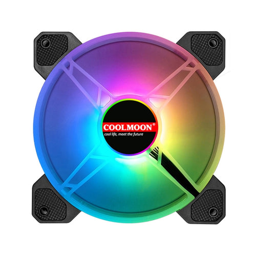 COOLMOON CM-JD1 Jade Ring RGB Case Cooler (Black) - HoMEdemic™ 