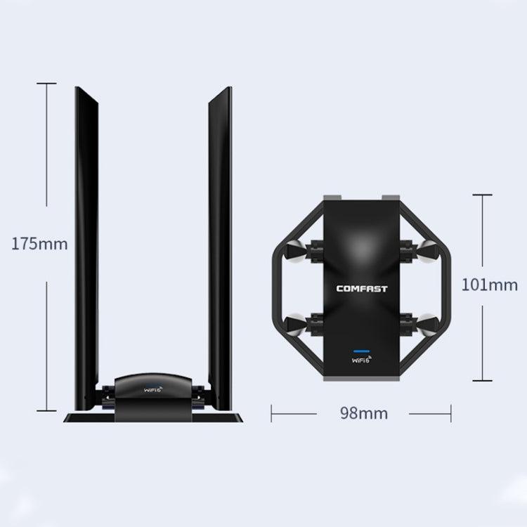 COMFAST CF-975AX 5400Mbps USB3.0 WiFi6 Dual Frequency Free Drive Network Card - HoMEdemic™ 