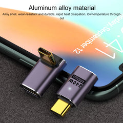 240W USB-C/Type-C Female to USB-C/Type-C Female 40Gbps Straight Adapter with Light, Female Straight Adapter - HoMEdemic™ 