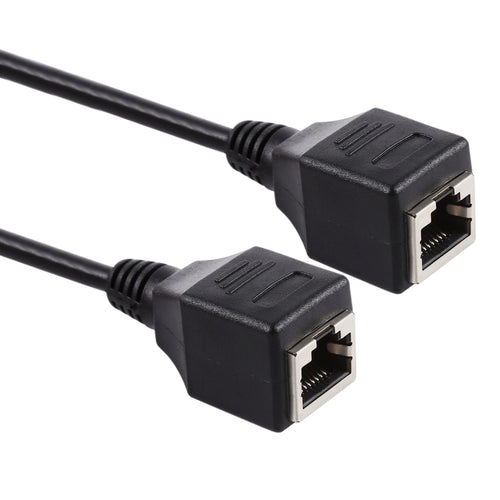 RJ45 Female to Female Ethernet LAN Network Extension Cable Cord, Cable Length: 30cm - HoMEdemic™ 