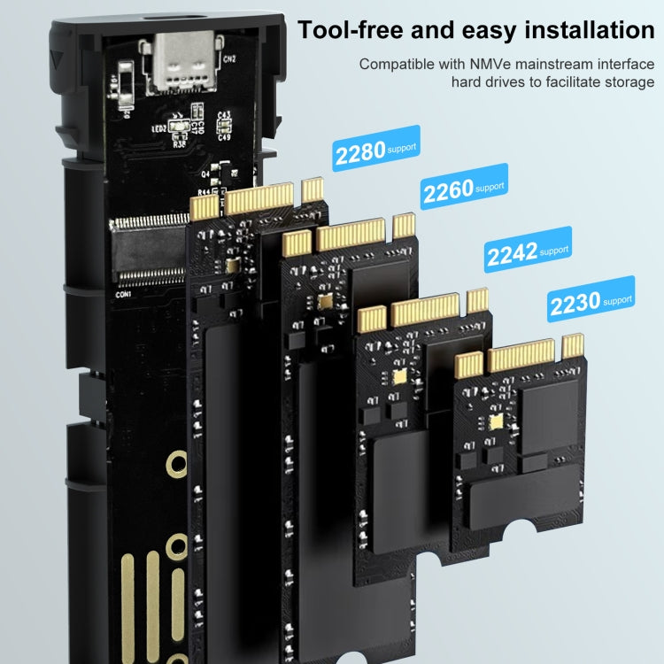 Great Wall HE301 M.2 NVME Hard Drive Docking Station Enclosure Adapter - HoMEdemic™ 