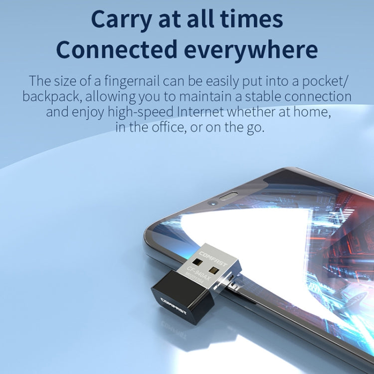 COMFAST CF-940AX 300Mbps 2.4GHz WiFi6 Mini USB Network Adapter - HoMEdemic™ 