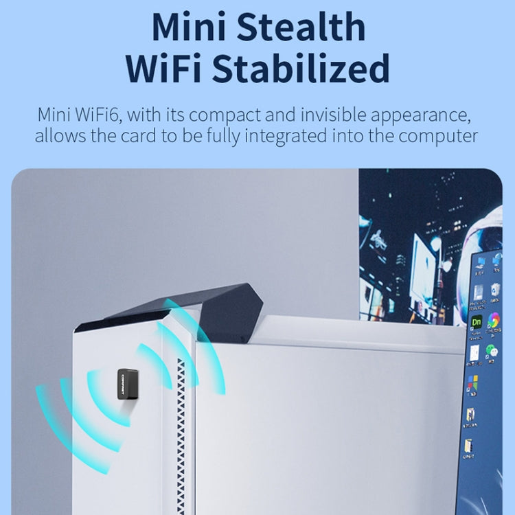 COMFAST CF-940AX 300Mbps 2.4GHz WiFi6 Mini USB Network Adapter - HoMEdemic™ 