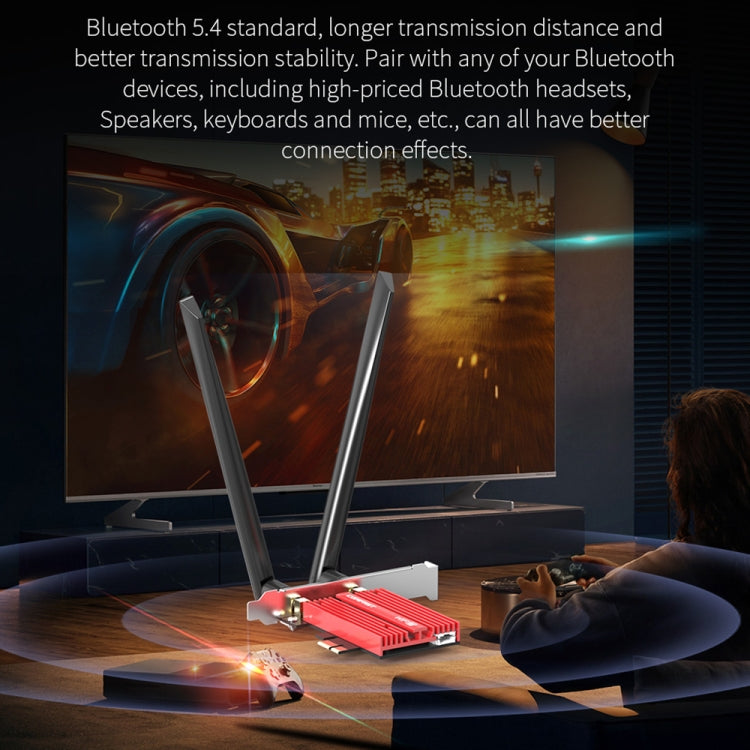COMFAST CF-BE200 Pro 8774Mbps WiFi7 PCIE Wireless Network Adapter WiFi Receiver - HoMEdemic™ 