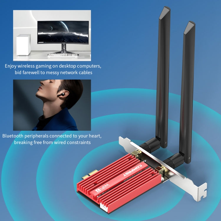 COMFAST CF-BE200 Pro 8774Mbps WiFi7 PCIE Wireless Network Adapter WiFi Receiver - HoMEdemic™ 