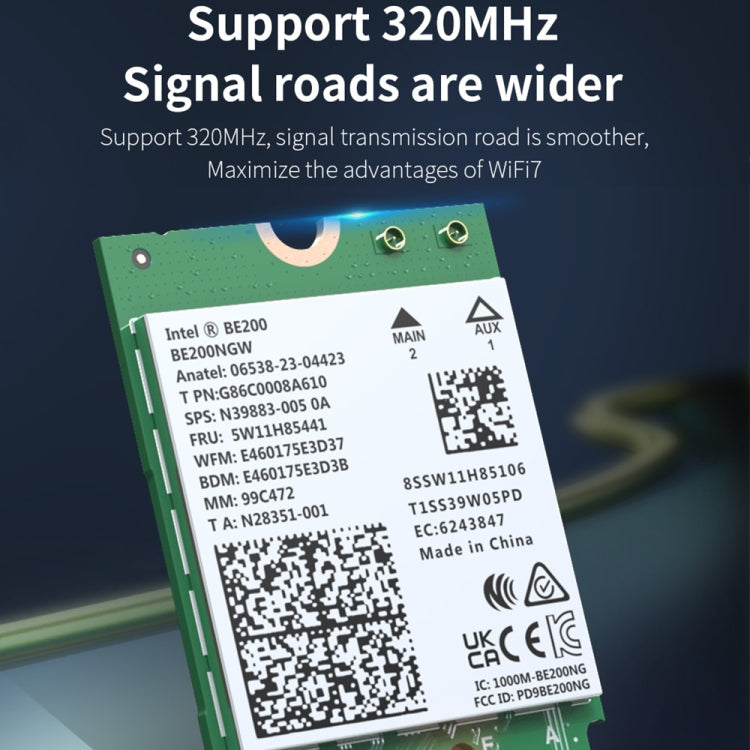 COMFAST CF-BE200-M WiFi7 BT5.4 Tri-Band Wireless Network Adapter M.2 Network WiFi Module - HoMEdemic™ 