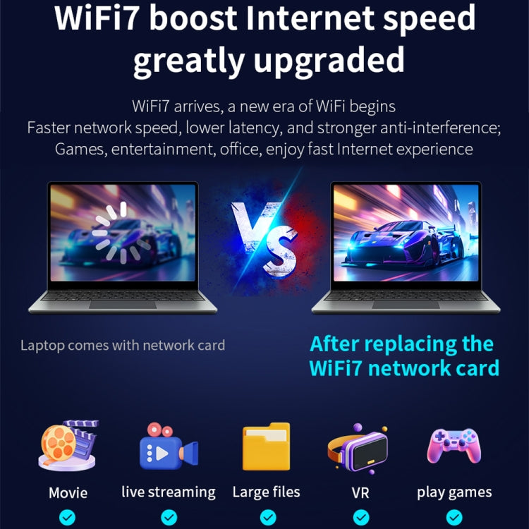 COMFAST CF-BE200-M WiFi7 BT5.4 Tri-Band Wireless Network Adapter M.2 Network WiFi Module - HoMEdemic™ 