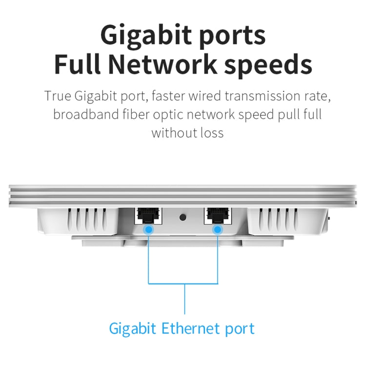 COMFAST CF-E395AX 3000Mbps WiFi6 2.4G & 5.8GHz Dual Band Indoor Wireless Ceiling AP - HoMEdemic™ 