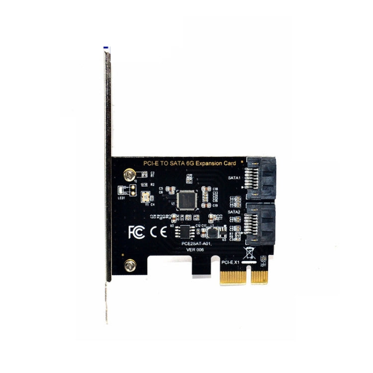 PCE2SAT-A01 PCI-E 1X To SATA3.0 Expansion Card 6 Gbps Transfer Card - HoMEdemic™ 
