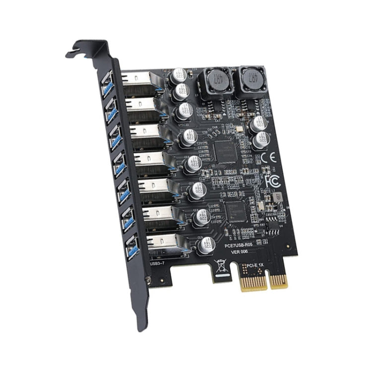 PCE7USB-R05  PCI-E To USB 3.2 GEN1 7-Port 19PIN Expansion Card Super Speed 5Gbps - HoMEdemic™ 