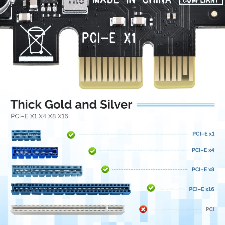 PCE7USB-R05  PCI-E To USB 3.2 GEN1 7-Port 19PIN Expansion Card Super Speed 5Gbps - HoMEdemic™ 