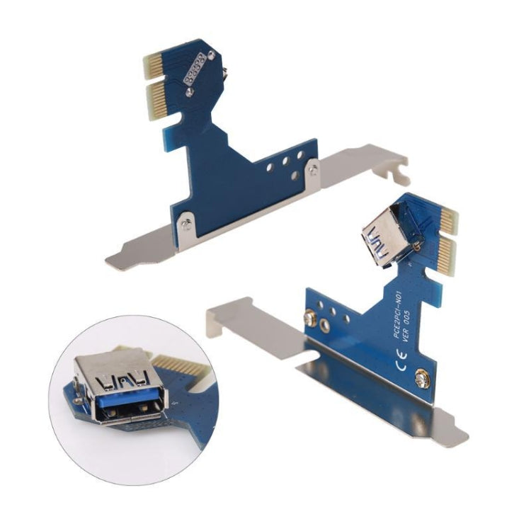 PCI-E 1X To Dual PCI Riser Card Extend Adapter Add Expansion Card For PC Computer - HoMEdemic™ 