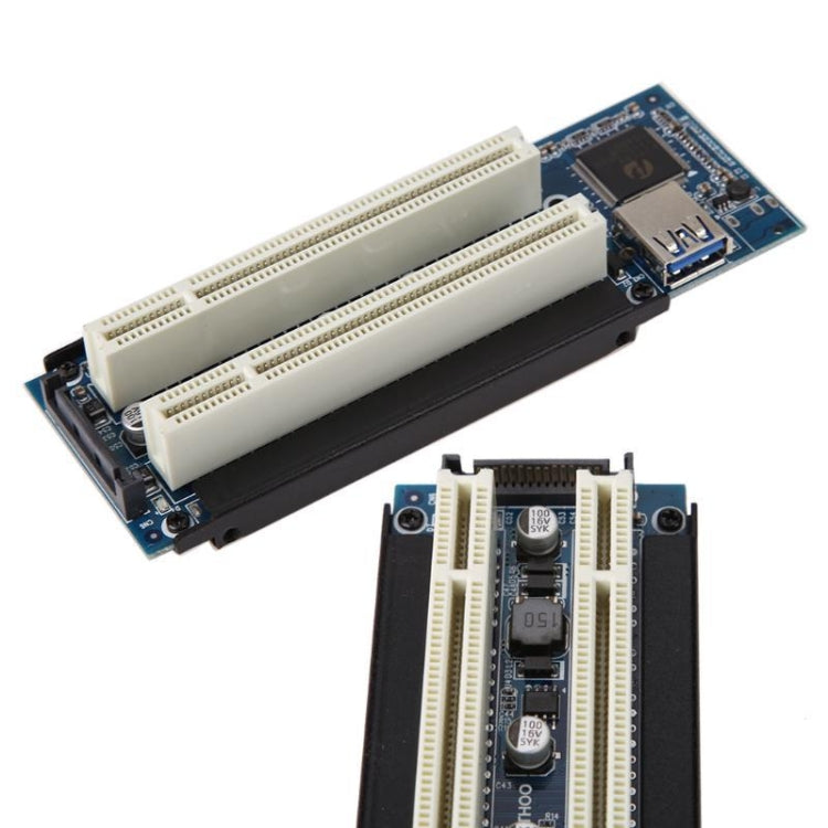 PCI-E 1X To Dual PCI Riser Card Extend Adapter Add Expansion Card For PC Computer - HoMEdemic™ 