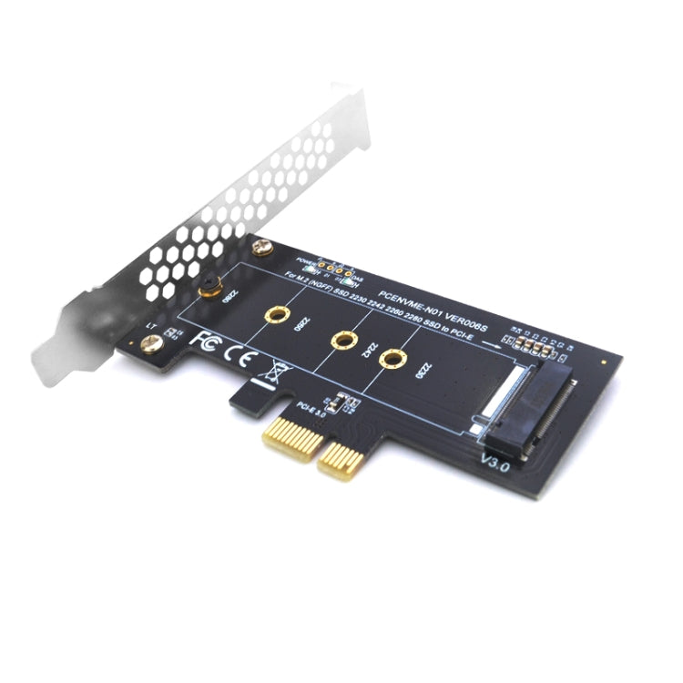 PCI-E 1X To M.2 NVME KEY-M SSD Riser Card Adapter With Baffle - HoMEdemic™ 