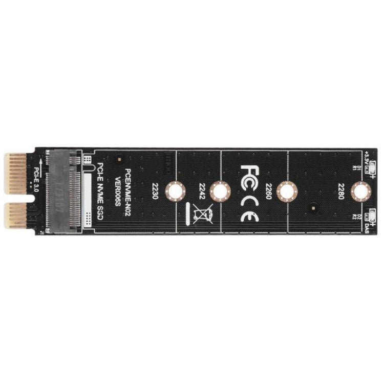 PCI-E 1X To M.2 NVME KEY-M SSD Riser Card Adapter Without Baffle - HoMEdemic™ 