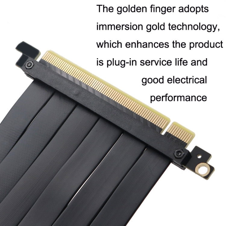 PCI-E 3.0 16X 180-degree Graphics Card Extension Cable Adapter Cable, Length: 10cm - HoMEdemic™ 