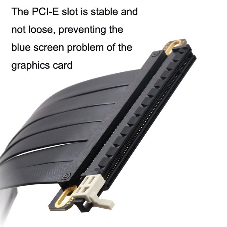 PCI-E 3.0 16X 180-degree Graphics Card Extension Cable Adapter Cable, Length: 15cm - HoMEdemic™ 
