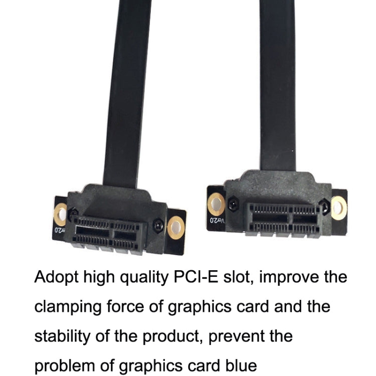PCI-E 3.0 1X 90 Degrees Graphics Card / Wireless Network Card Extension Cable, Cable Length: 5cm - HoMEdemic™ 