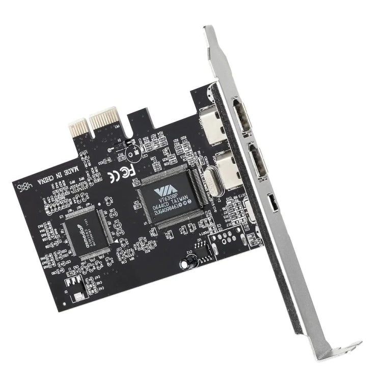 PCI-E 3 Ports 1394a 1394b Firewire Expansion Card 2 x 6 Pin + 1 x 4 Pin for Desktop PC - HoMEdemic™ 